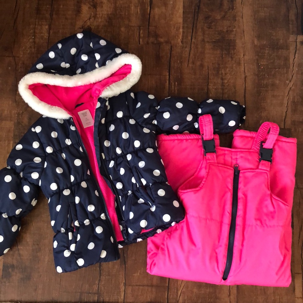 Girls Snowsuit Set